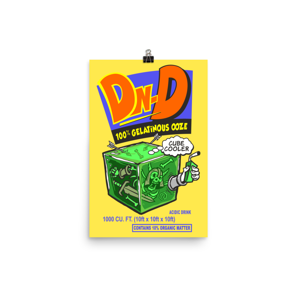 Gelatinous Cubic Cooler Poster | Rollacrit
