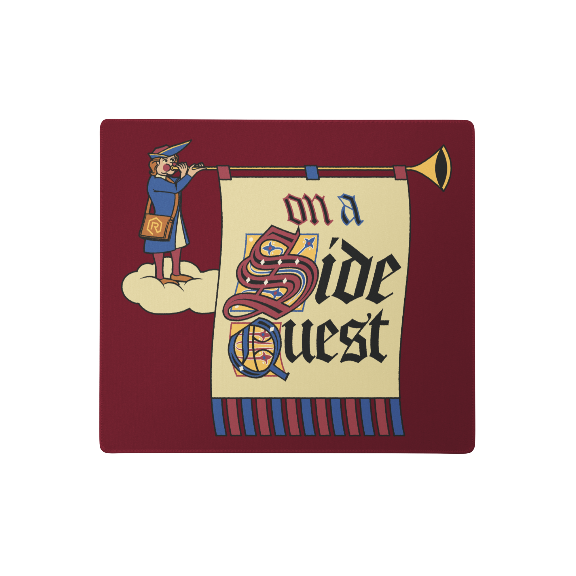 On a Side Quest Mouse Pad | Rollacrit