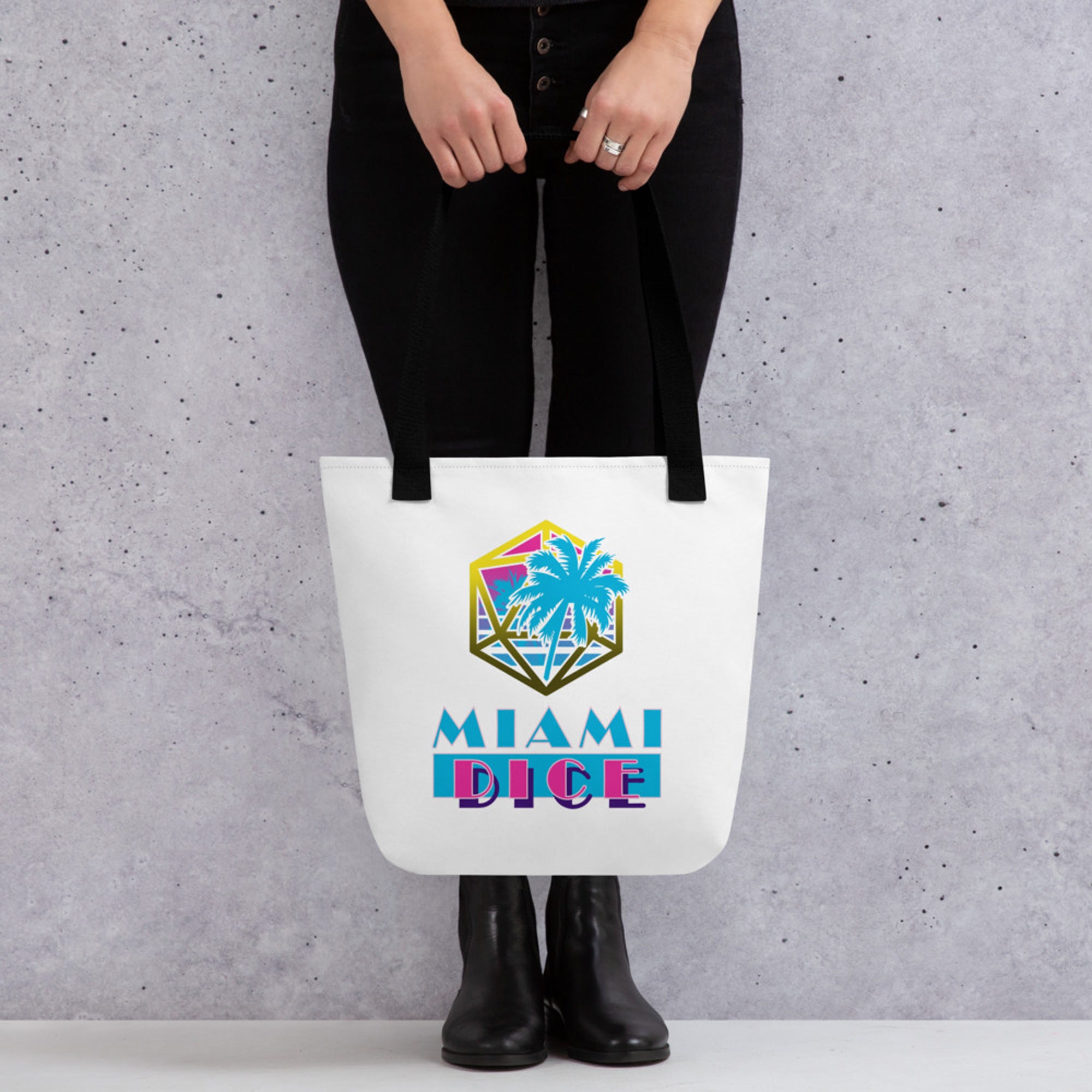 Miami Dice Tote Bag | Rollacrit