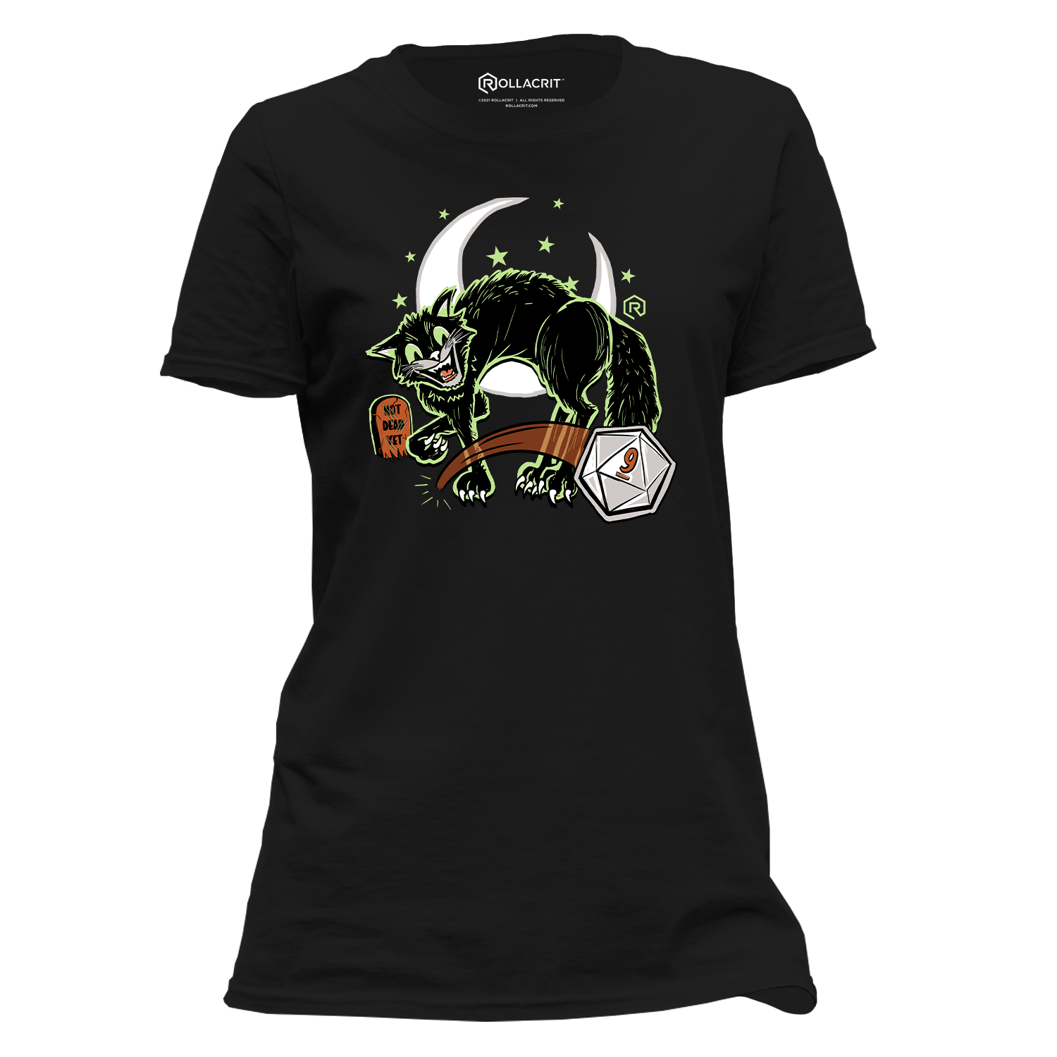 Not Dead Yet Femme T-Shirt | Rollacrit