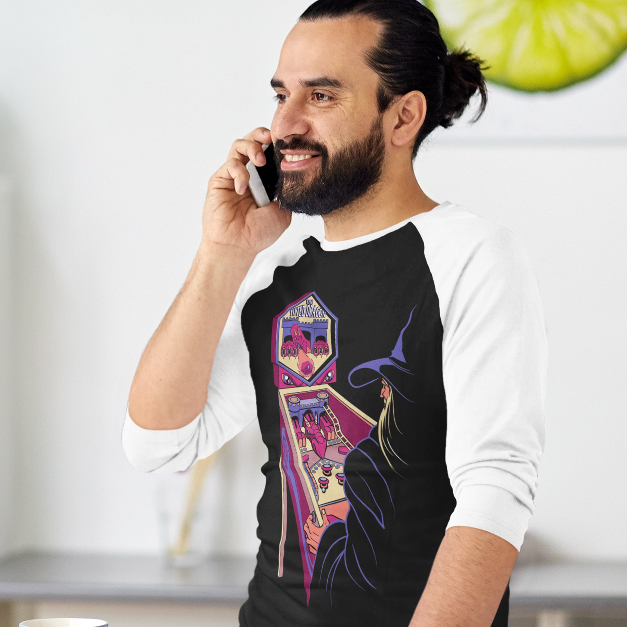 Pinball Wizard 3/4 Sleeve Raglan Shirt | Rollacrit