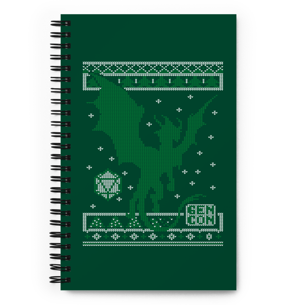 Gen Con Holiday Spiral Notebook