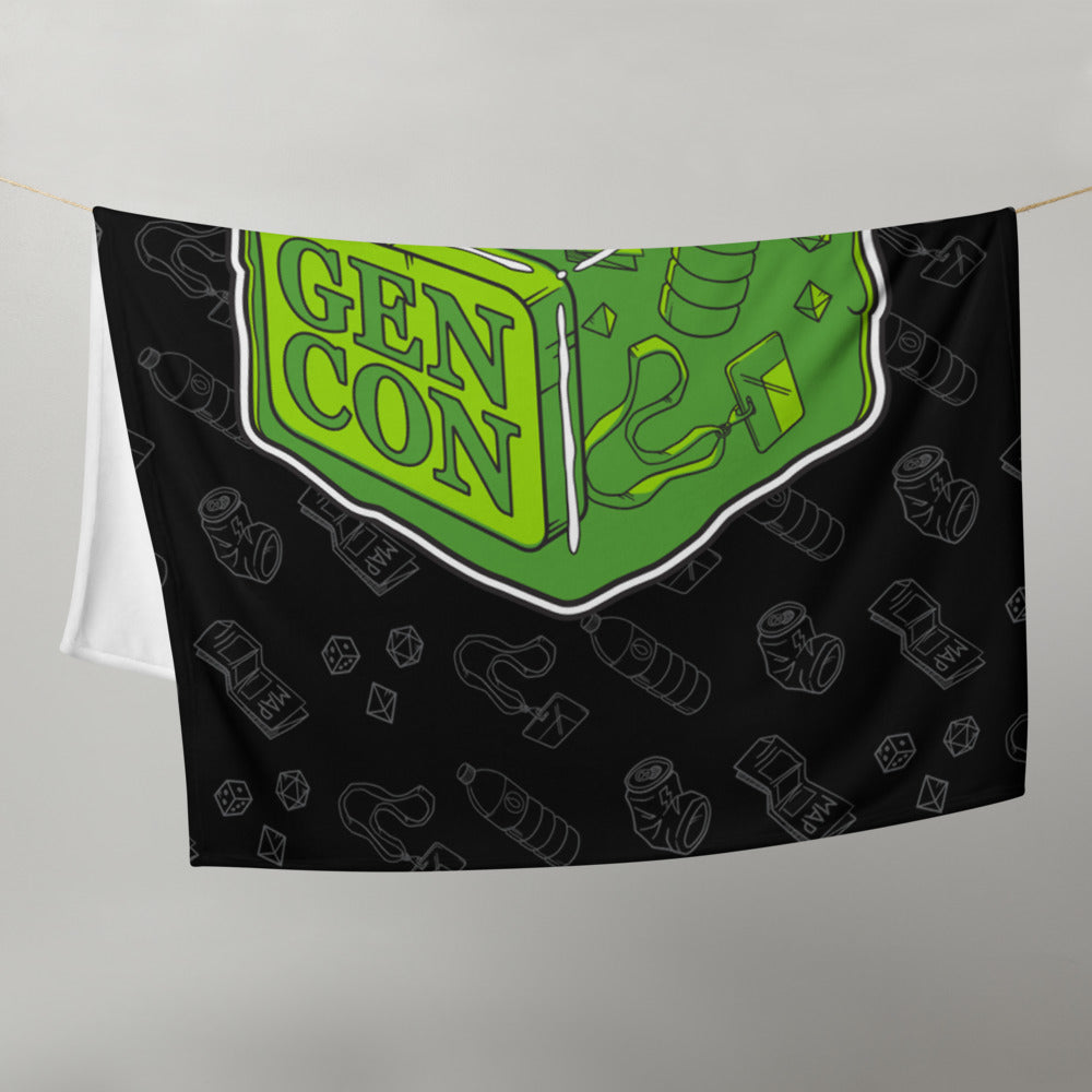 Gen Con Gelatinous Cube Throw Blanket | Rollacrit
