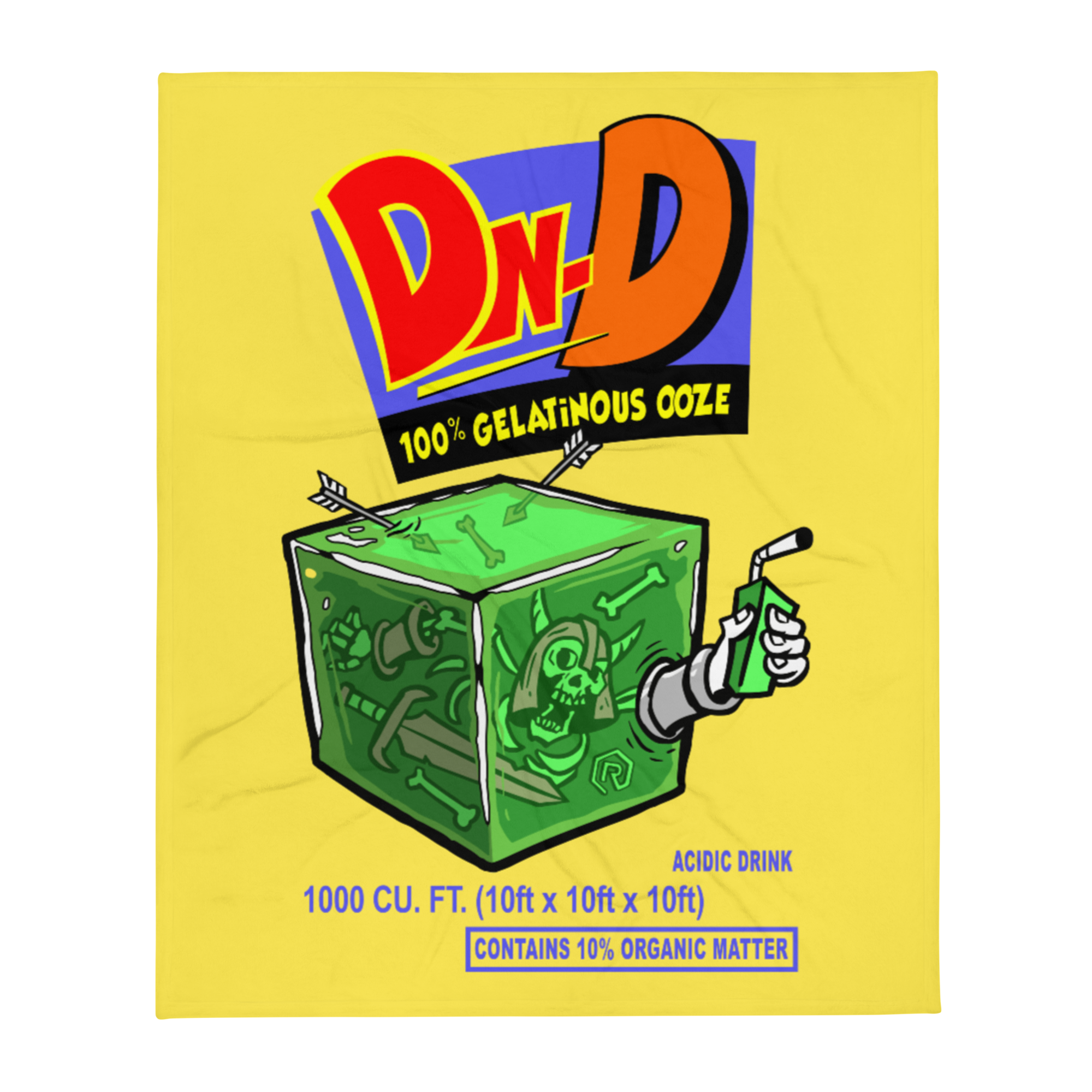 Gelatinous Cubic Cooler Throw Blanket | Rollacrit