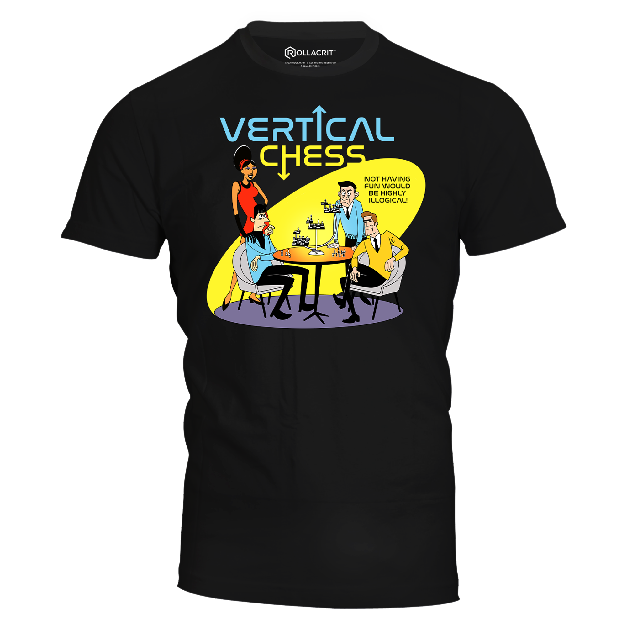 Vertical Chess T-Shirt | Rollacrit