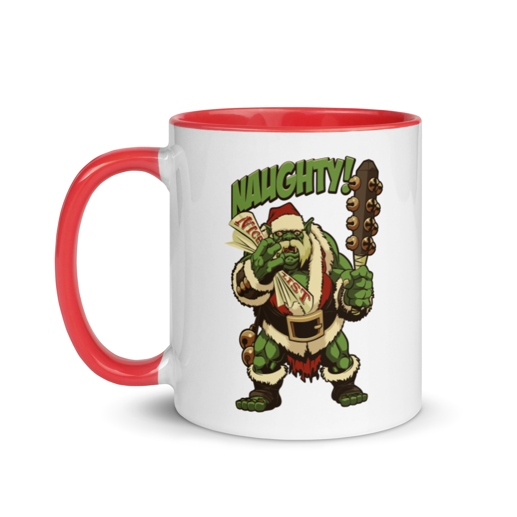 Holiday Naughty Ogre Mug | Rollacrit