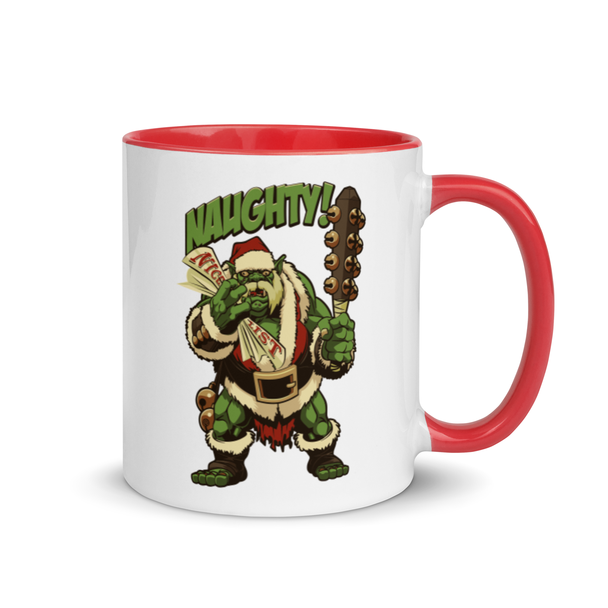 Holiday Naughty Ogre Mug | Rollacrit