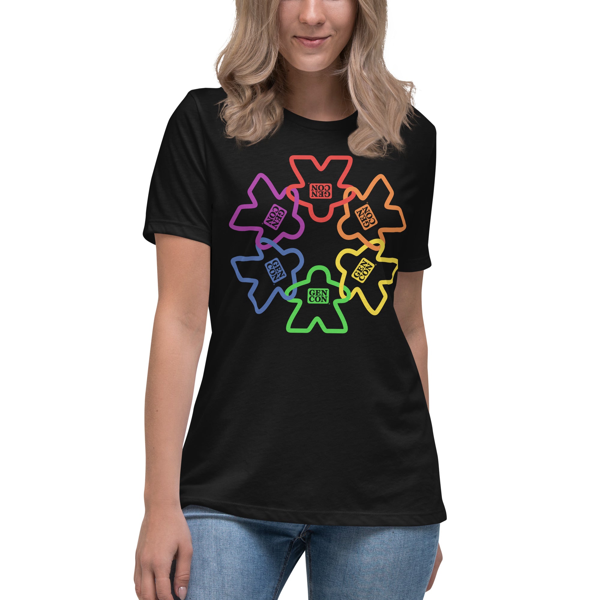 Gen Con Meeple Pride Femme T-Shirt