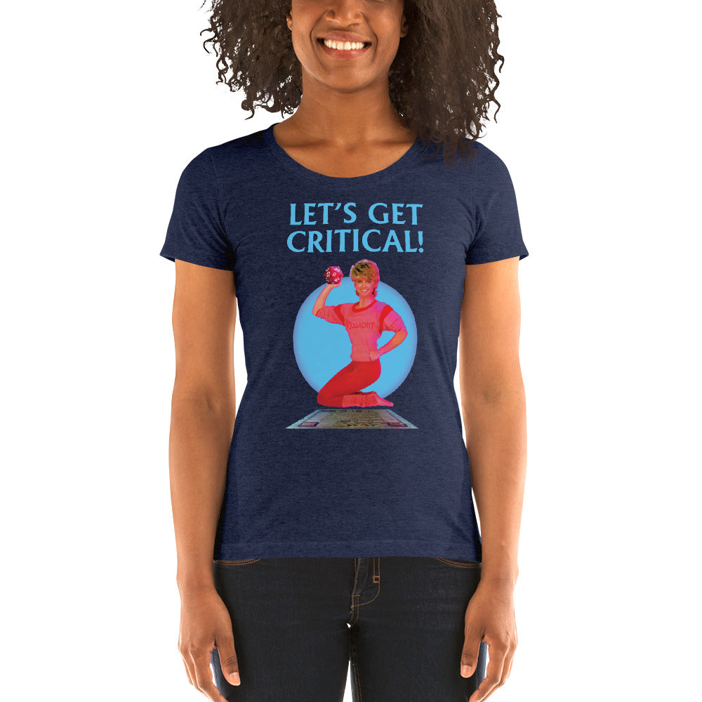 Let's Get Critical Fitted T-shirt | Rollacrit
