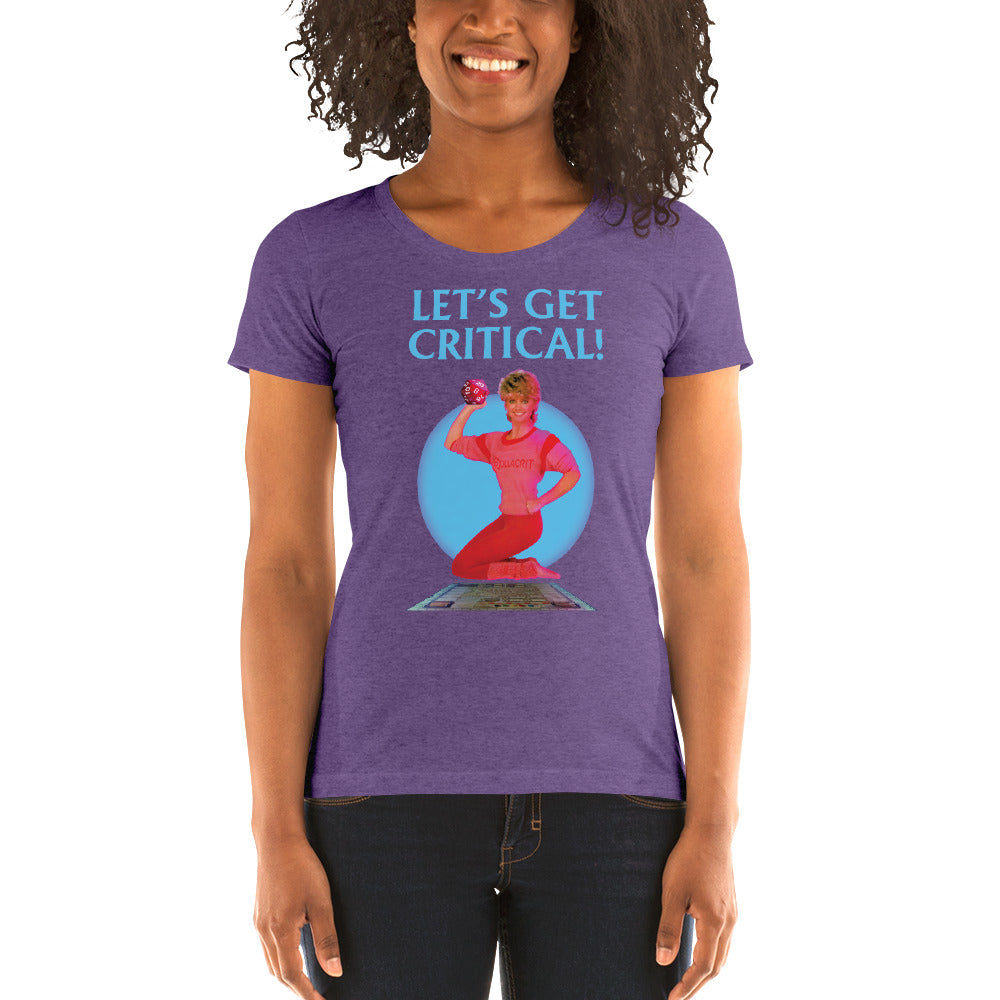 Let's Get Critical Fitted T-shirt | Rollacrit