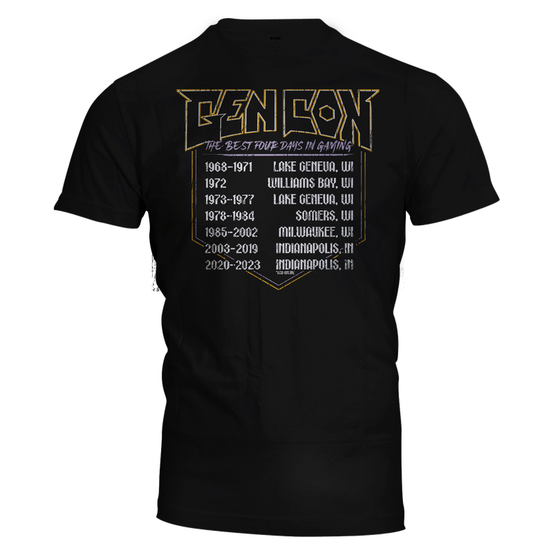 Gen Con Griffin World Tour 2023 T-Shirt | Rollacrit
