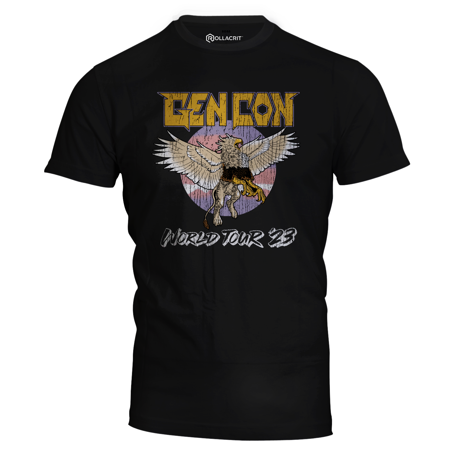 Gen Con Griffin World Tour 2023 T-Shirt | Rollacrit