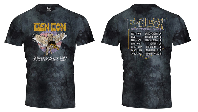 Gen Con Griffin World Tour 2023 T-Shirt | Rollacrit