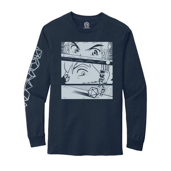 Gen Con Anime Style Triptych Long Sleeve Shirt