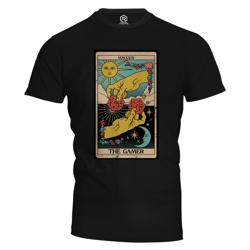 Gen Con The Gamer Tarot Card T-Shirt | Rollacrit
