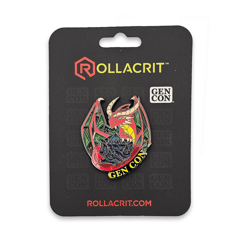 Gen Con 2023 Stained Glass Pin | Rollacrit