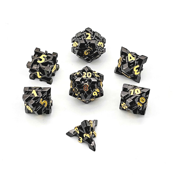 Artificer Alchemist Metal 7pc Dice Set