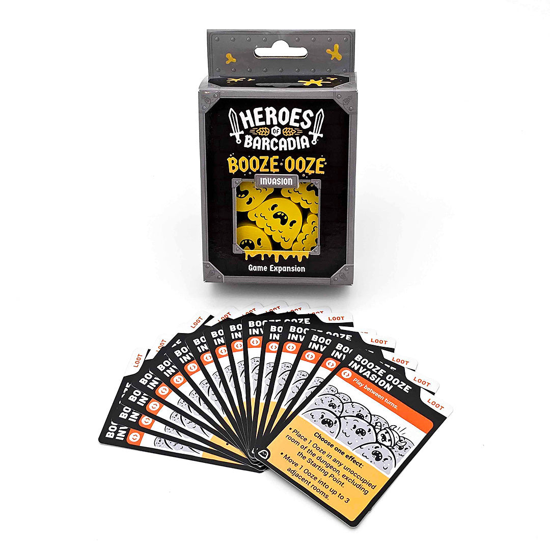 Heroes of Barcadia Booze Ooze Invasion Game Expansion | Rollacrit