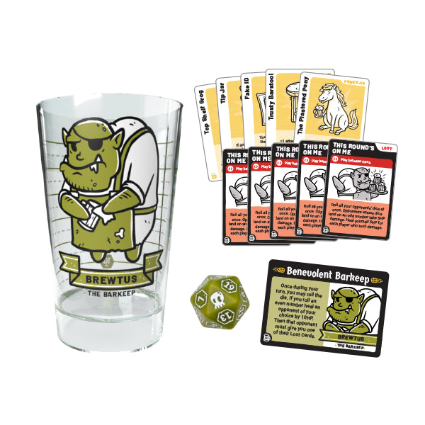 Heroes of Barcadia: Heroes for Hire Brewtus the Barkeep Character Cup | Rollacrit