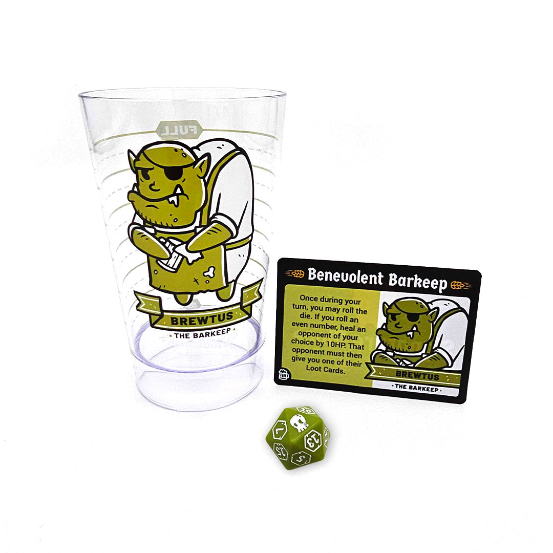 Heroes of Barcadia: Heroes for Hire Brewtus the Barkeep Character Cup | Rollacrit
