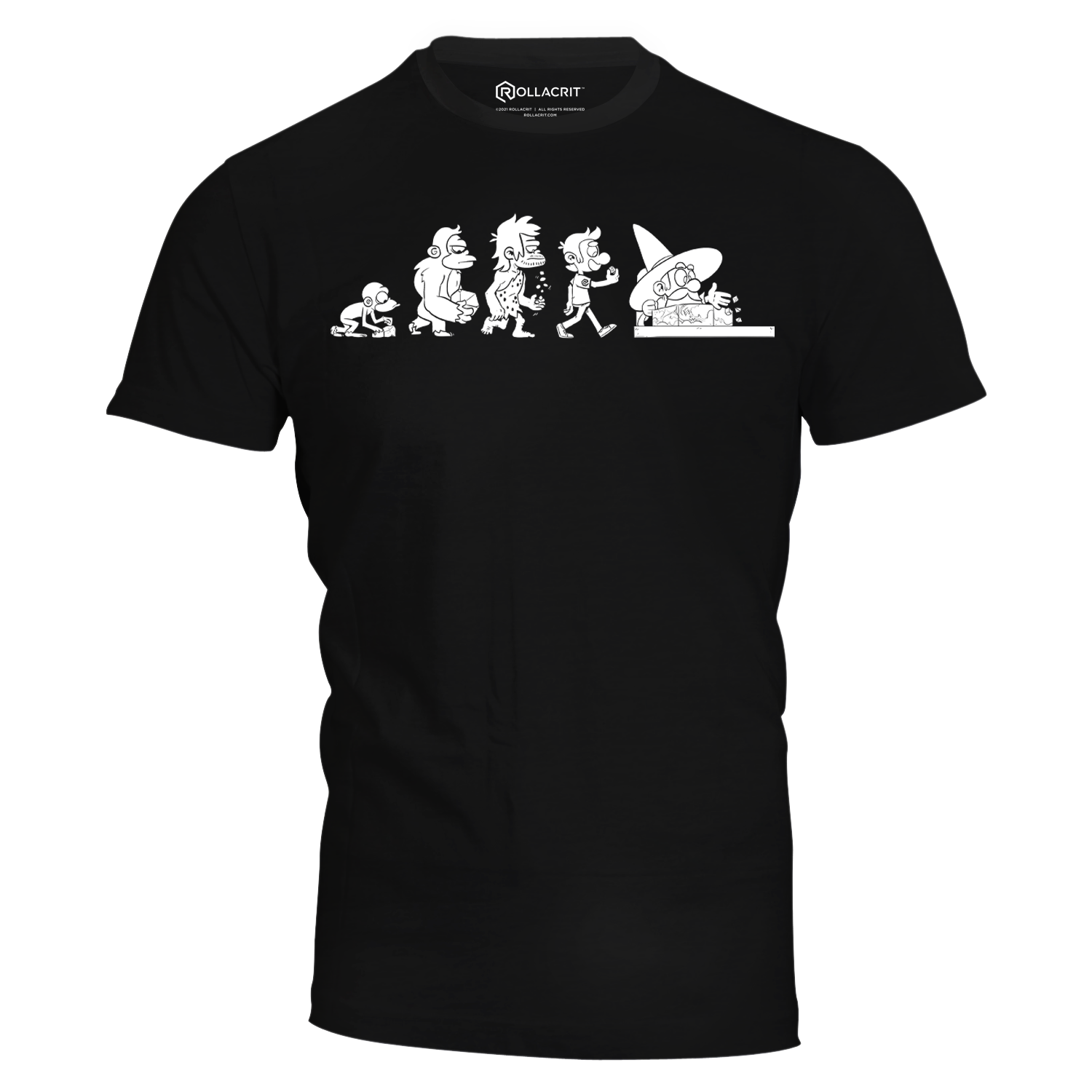 Evolution of Geek T-Shirt | Rollacrit