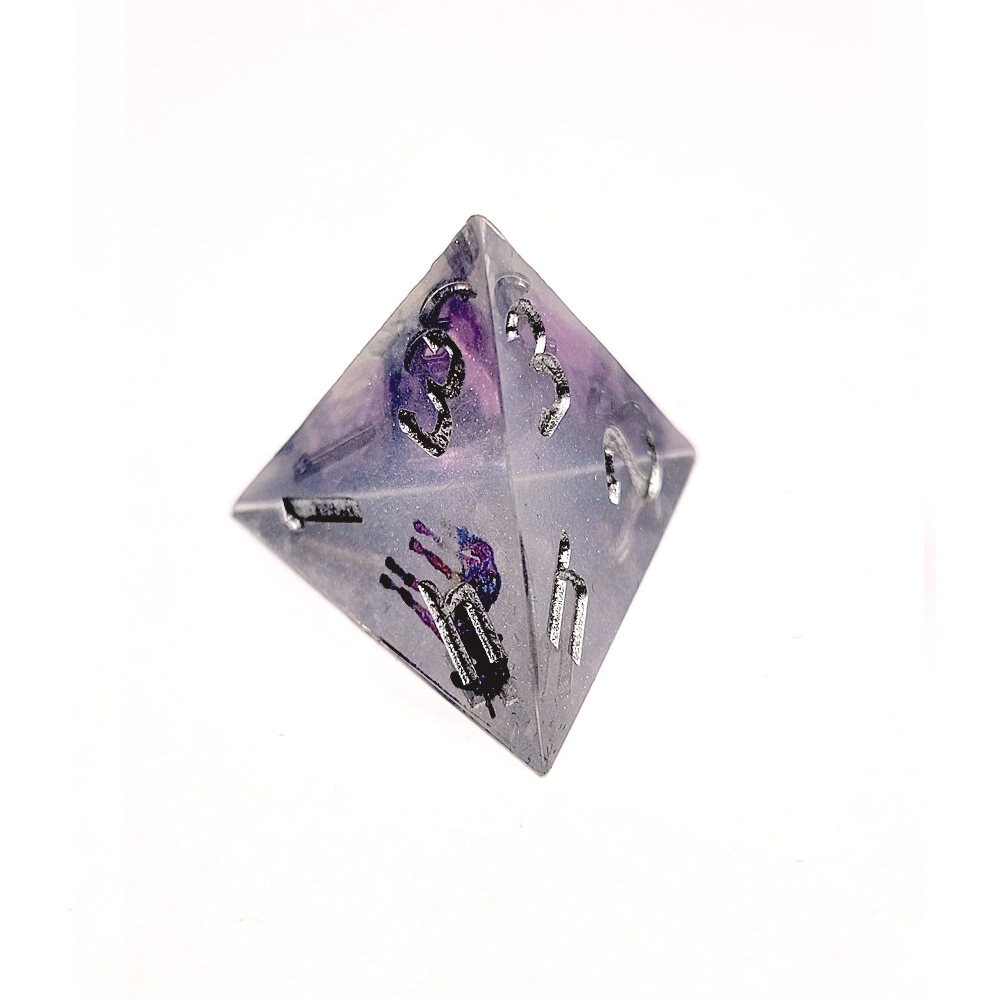 Galactic Unicorn Sharp Edge Resin 7pc Dice Set | Rollacrit