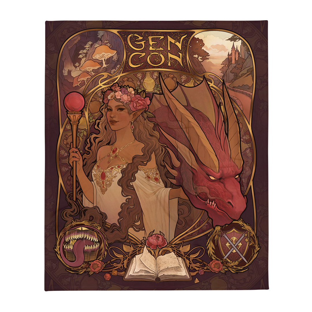 Gen Con 2025 Program Book Blanket | Rollacrit