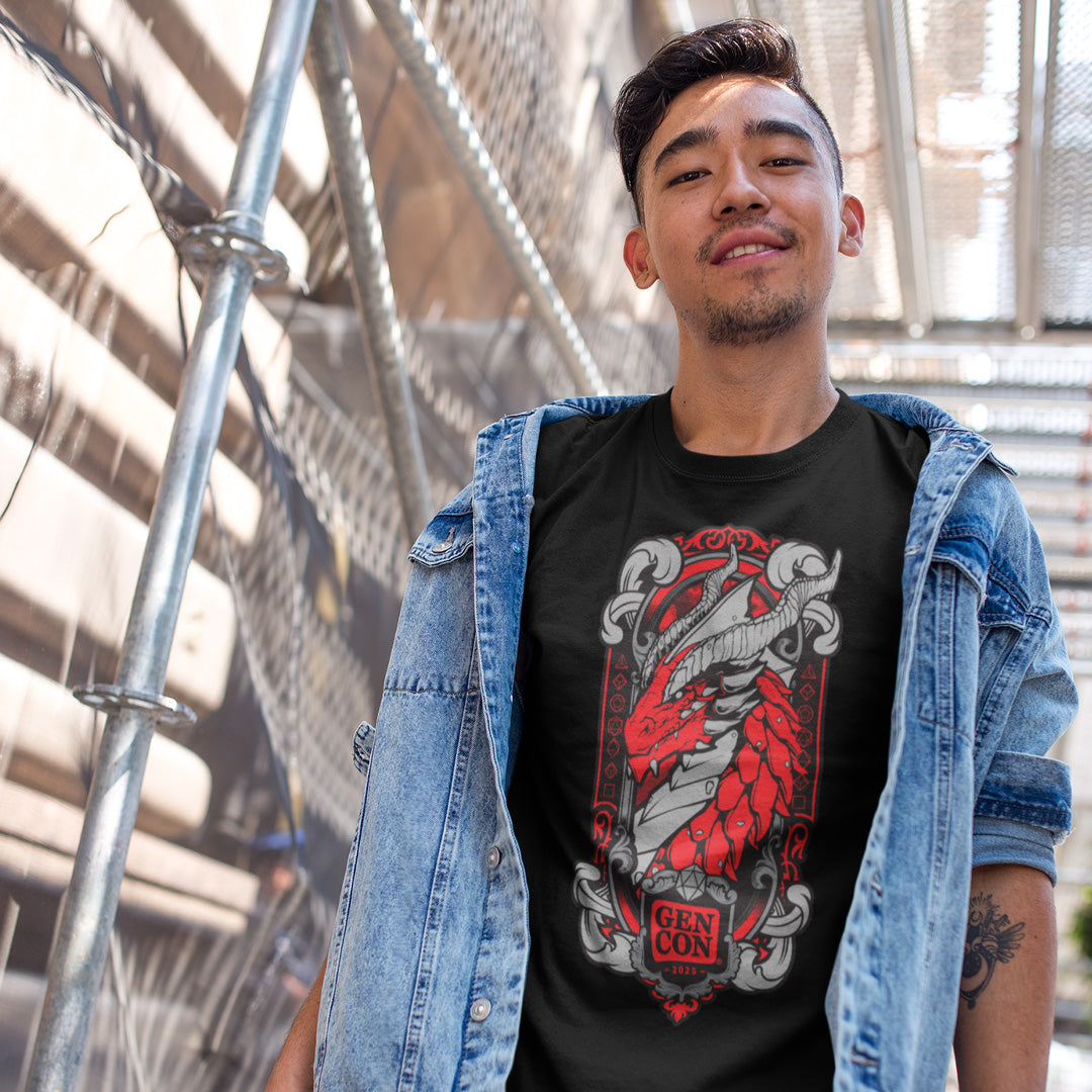 Gen Con 2025 x Hydro74 Genevieve Emblem T-Shirt | Rollacrit