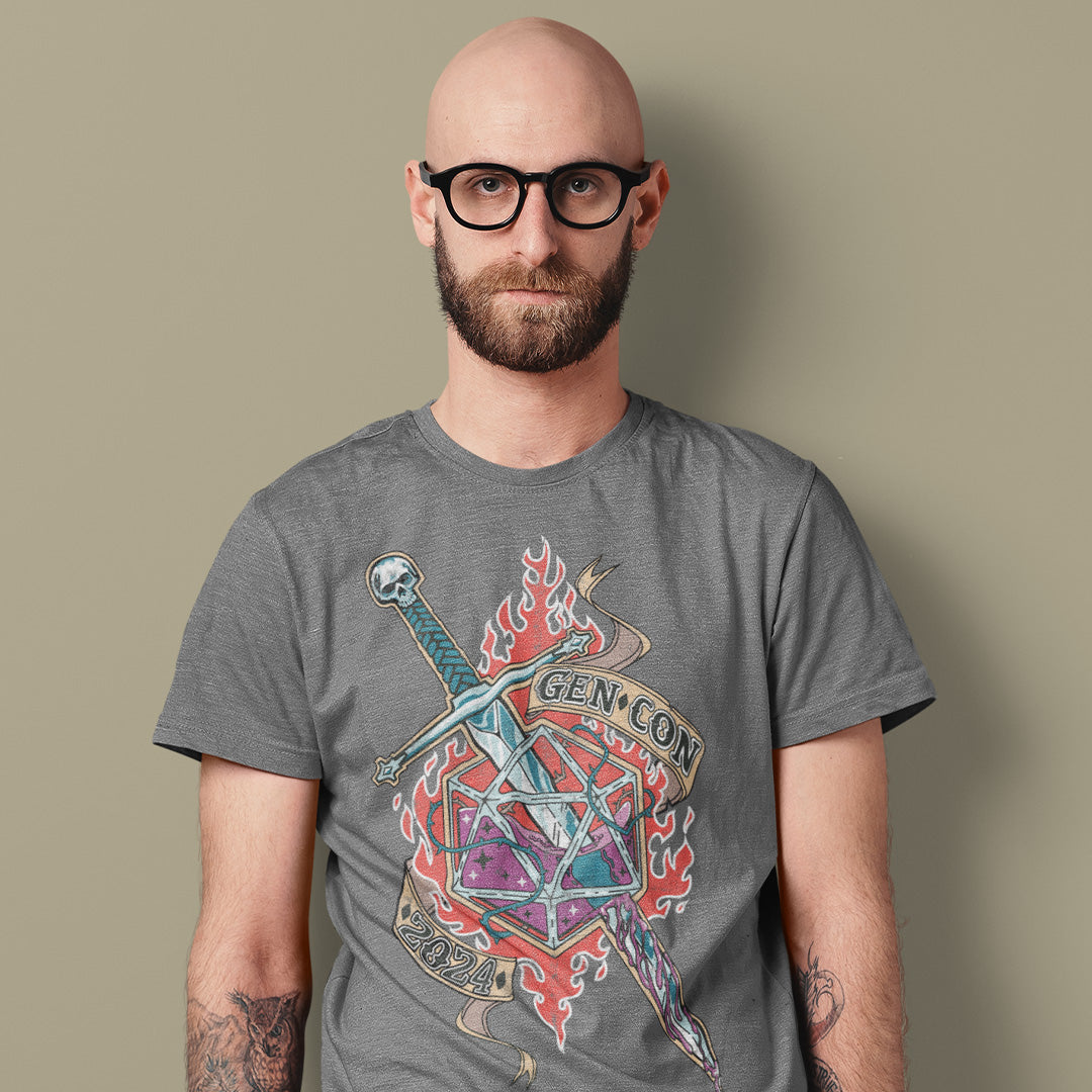 Gen Con Damage World Tour 2024 T-Shirt | Rollacrit