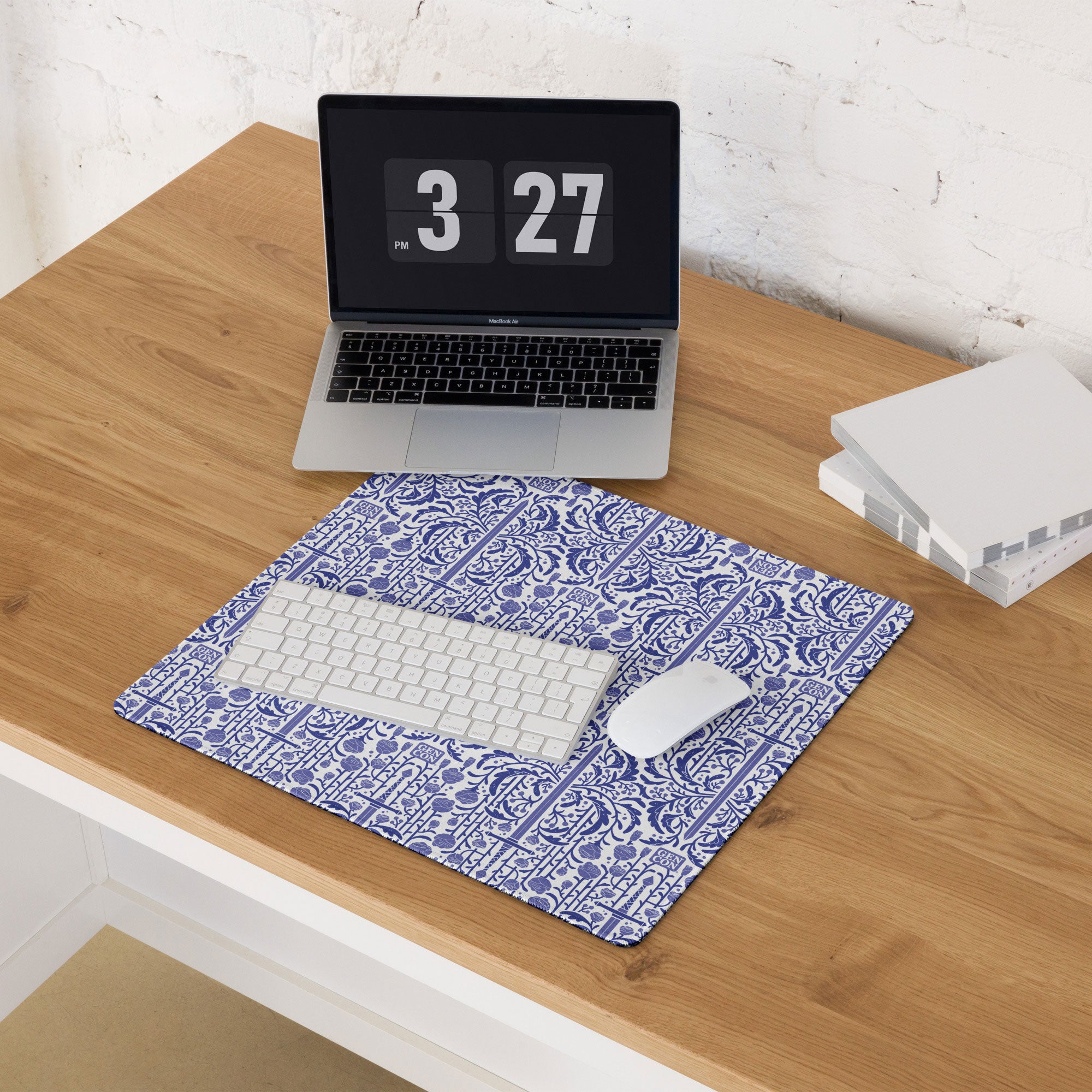 Gen Con Floral Sword Pattern Mouse Pad | Rollacrit