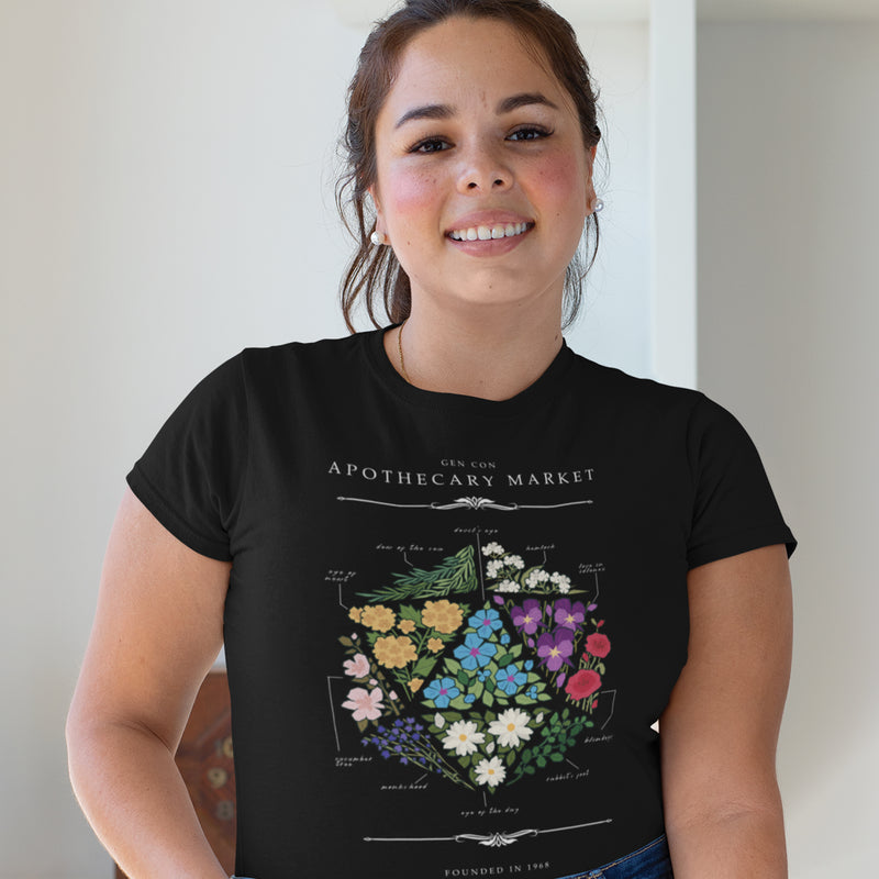 Gen Con Floral d20 Femme T-Shirt | Rollacrit