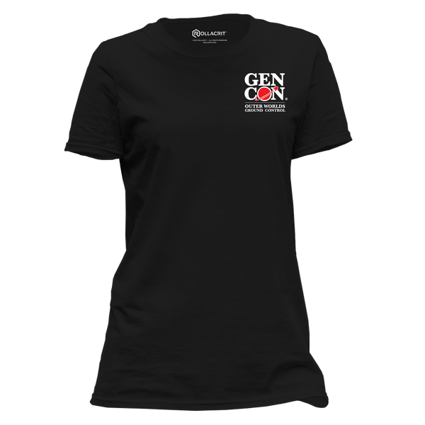 Gen Con Outer Worlds Ground Control Femme T-Shirt | Rollacrit