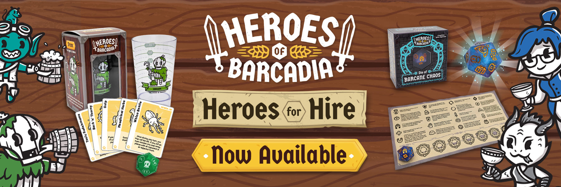 Heroes of Barcadia: Heroes for Hire | Rollacrit