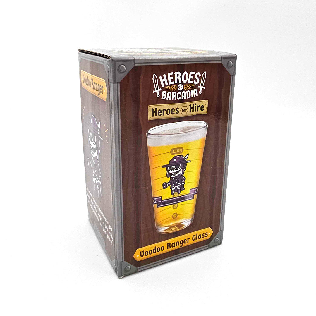 Heroes of Barcadia: Heroes for Hire Voodoo Ranger Pint Glass | Rollacrit