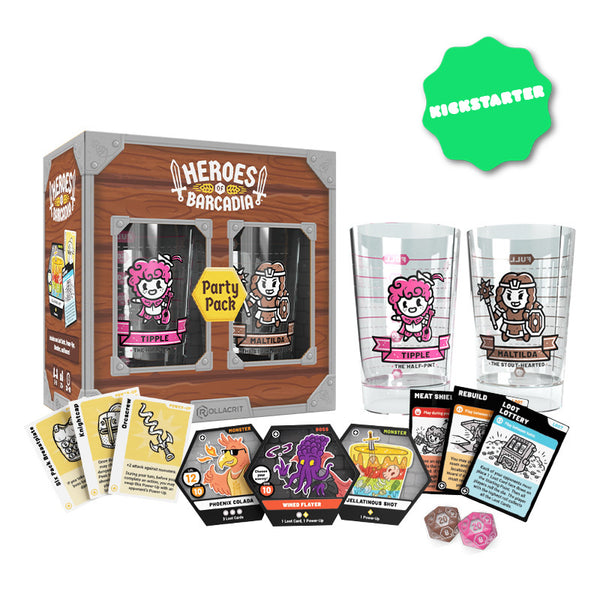 Heroes of Barcadia Party Pack Kickstarter Edition | Rollacrit