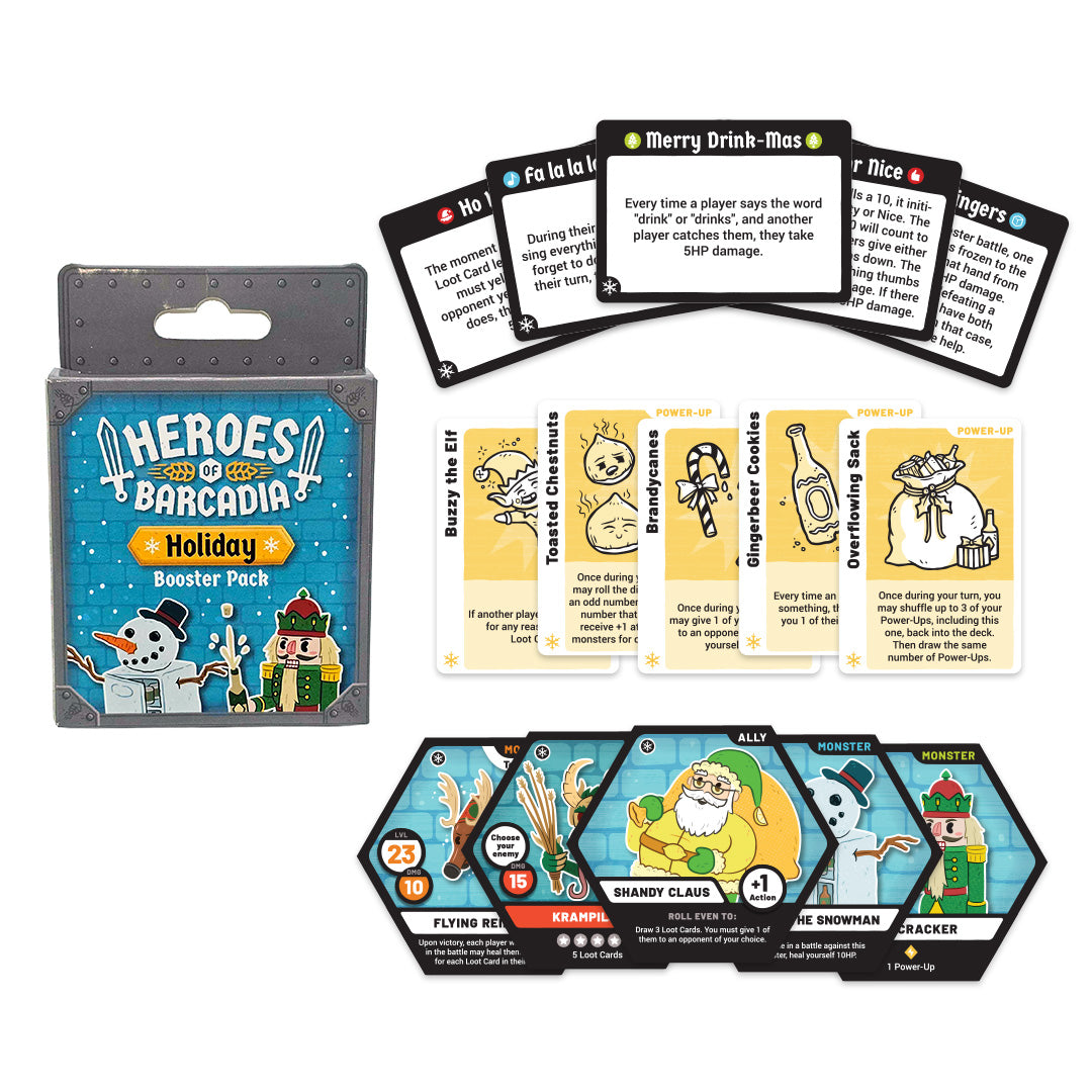 Heroes of Barcadia Holiday Booster Pack | Rollacrit