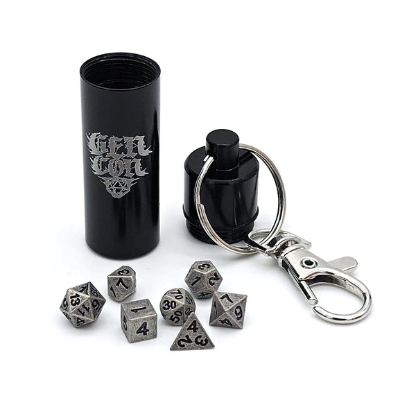 Hydro74 x Gen Con Spell Component Keychain With Tiny Dice | Rollacrit