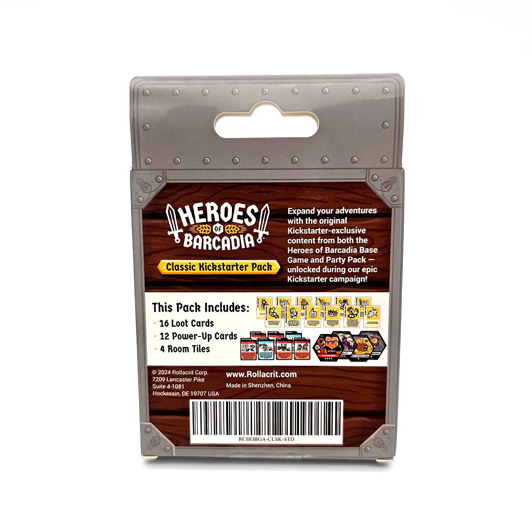 Heroes of Barcadia Classic Kickstarter Card Pack | Rollacrit