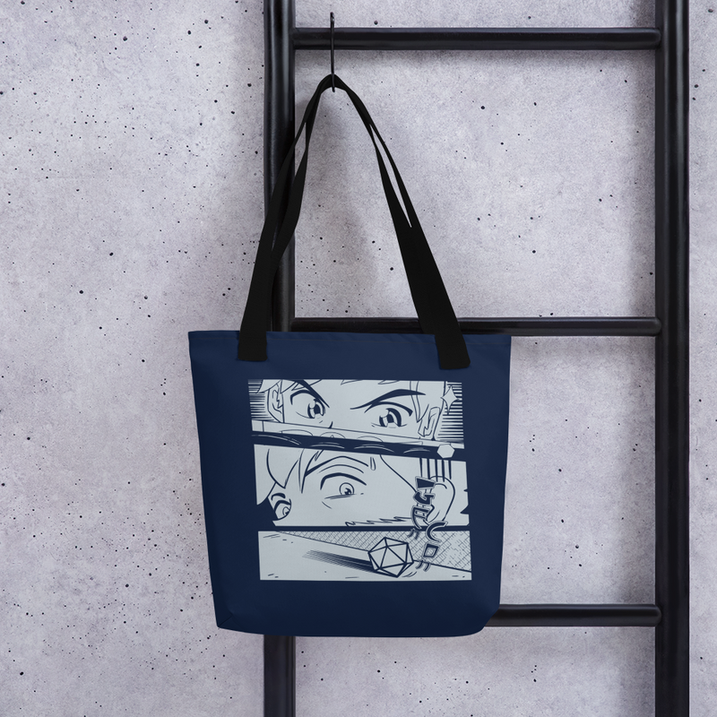 Gen Con Anime Style Triptych Tote Bag | Rollacrit