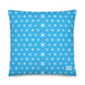 Gen Con Dice Snowflake Blue Pillow | Rollacrit