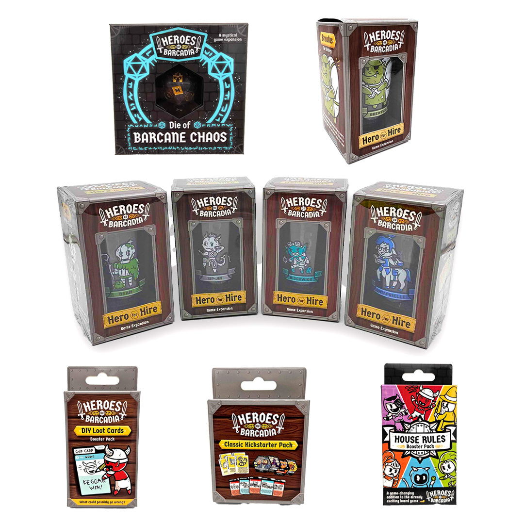 Heroes of Barcadia: Heroes for Hire Bundle | Rollacrit