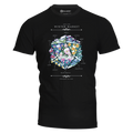 Black Gen Con Winter Floral d20 Unisex T-Shirt | Rollacrit