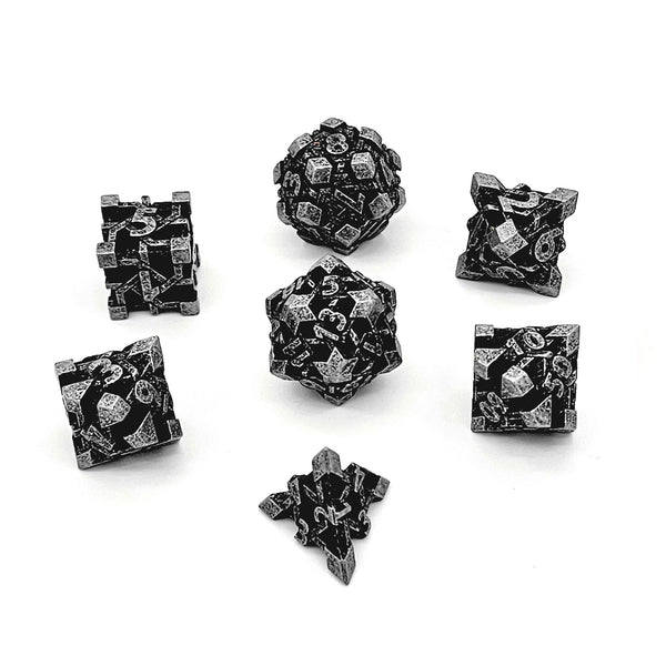 Artificer Battle Smith Metal 7pc Dice Set