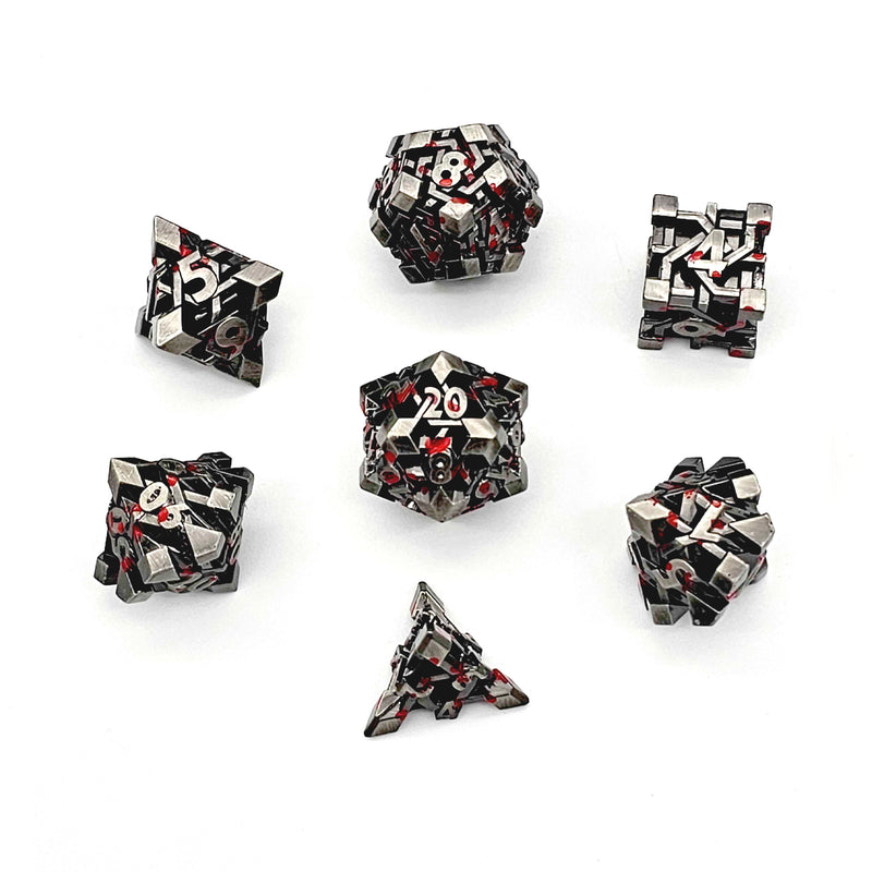 Artificer Artillerist Metal 7pc Dice Set
