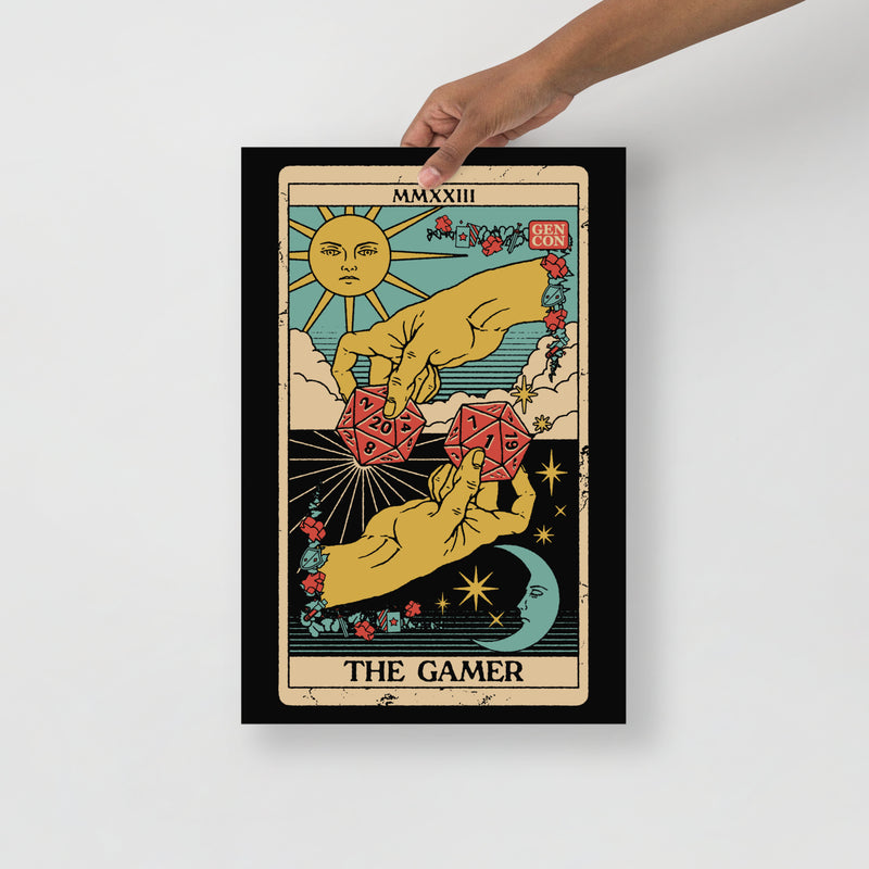 Gen Con The Gamer Tarot Card Poster