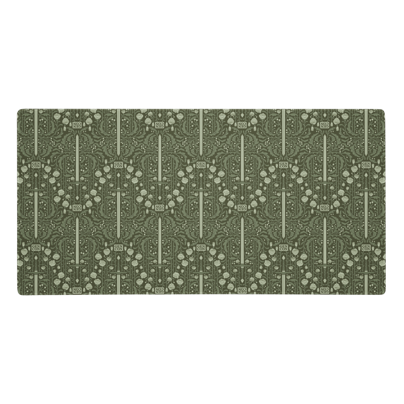 Gen Con Floral Sword Pattern Mouse Pad | Rollacrit