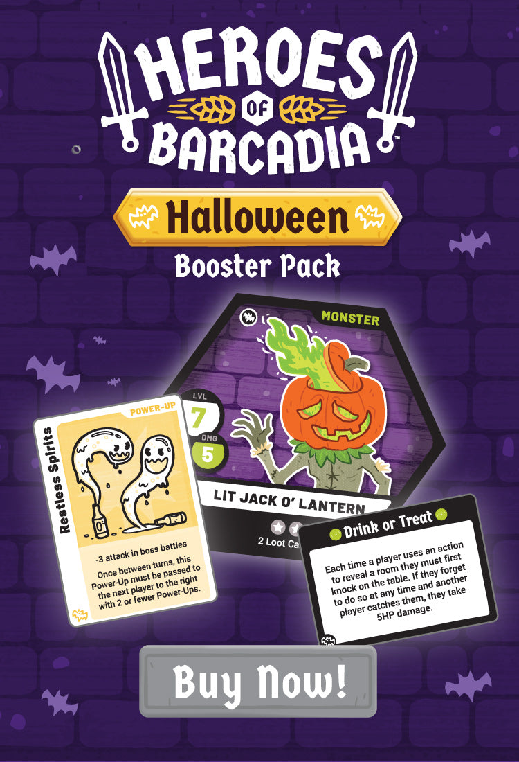 Heroes of Barcadia: Halloween Booster Pack | Rollacrit