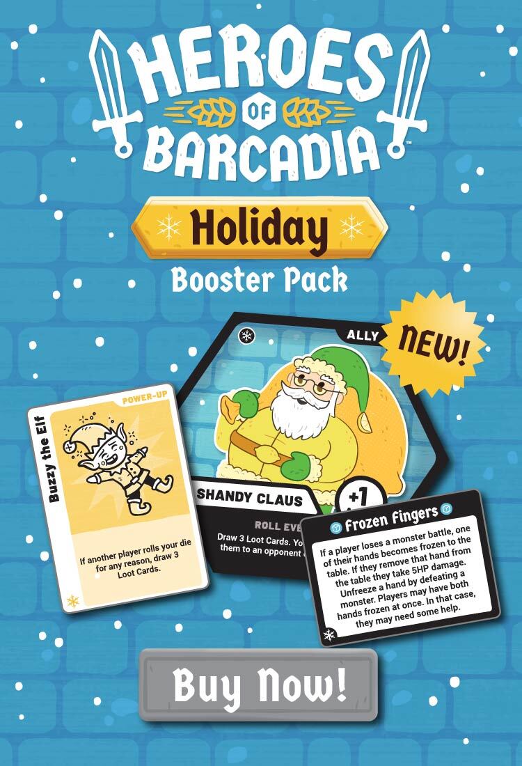 Heroes of Barcadia Holiday Booster Pack | Rollacrit