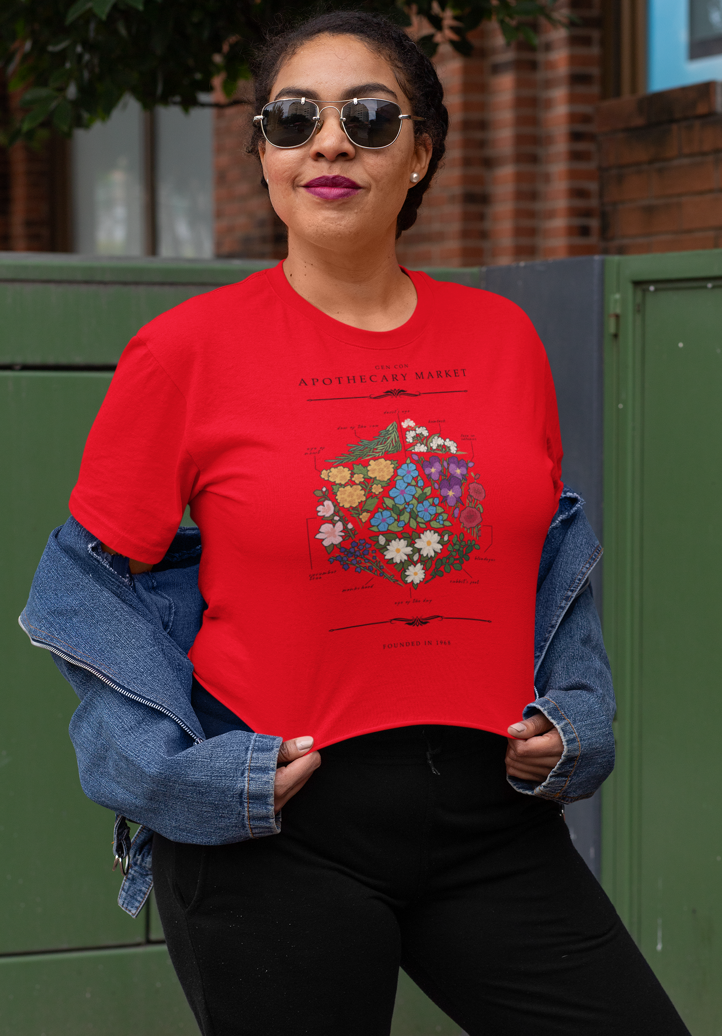 Gen Con Floral d20 Femme T-Shirt | Rollacrit