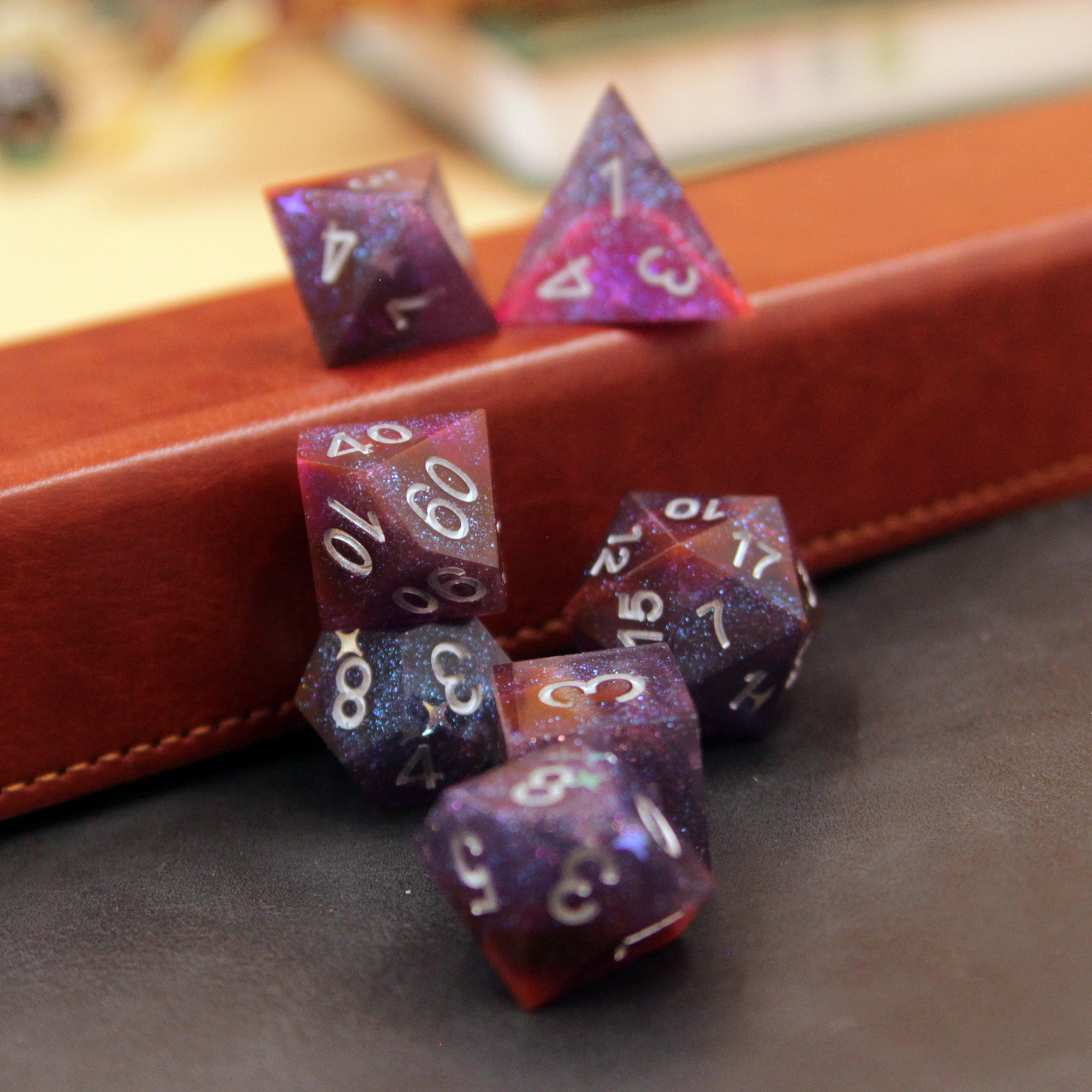 Starfield Sharp Edge Resin 7pc Dice Set | Rollacrit